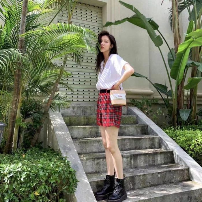 Women's platform boots, split leather, size 35-45, standard size，with box,SS80-578