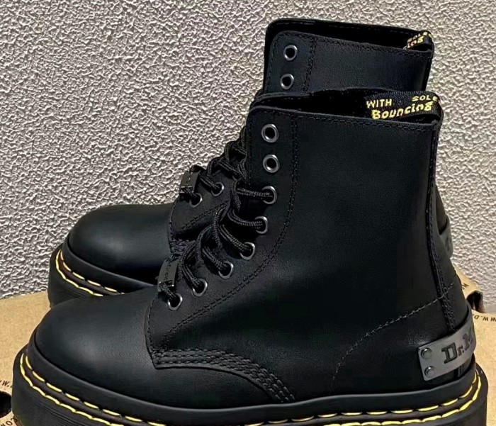 Women's platform boots, split leather, size 34-41, standard size，with box,SS80-579
