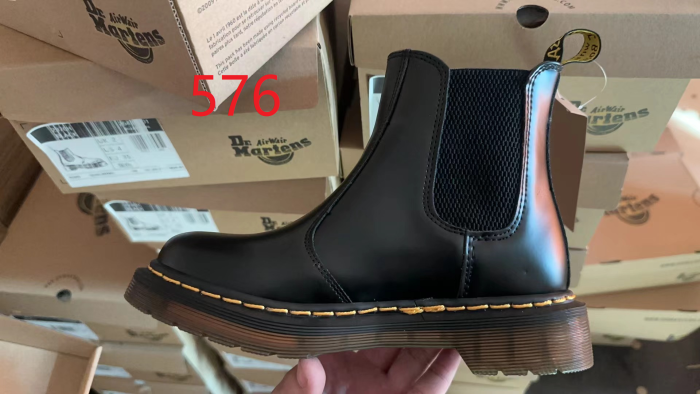 Women's platform boots, split leather, size 35-46, standard size，with box,SS80-576-577