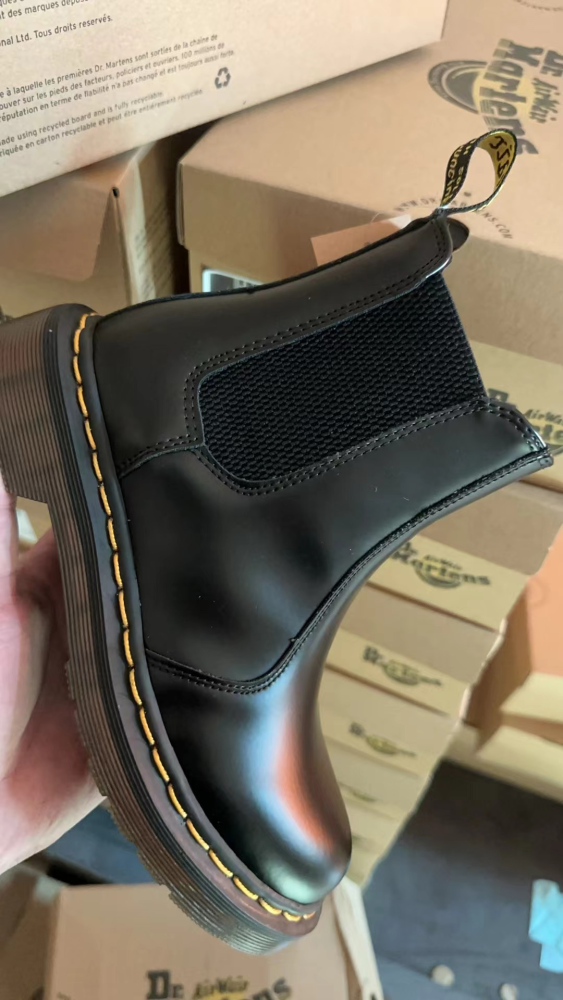 Women's platform boots, split leather, size 35-46, standard size，with box,SS80-576-577