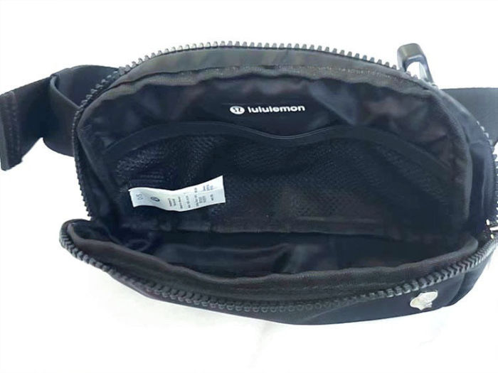 Waterproof nylon running yoga crossbody bag chest bag，size 19*5.5*13cm,B20-296-313