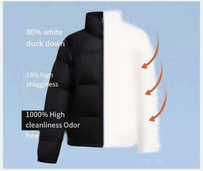 Down jacket clothes for men and women,White duck down filled,size M,L,XL,XXL, CL60-1-9