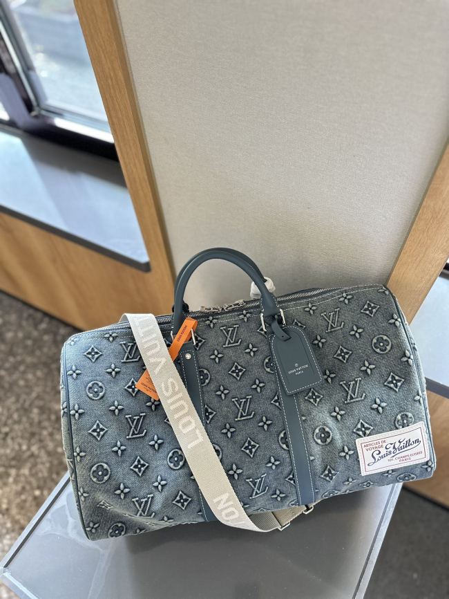 Canvas split leather bag ,AAAA ,size 50cm,no box, B88-1853
