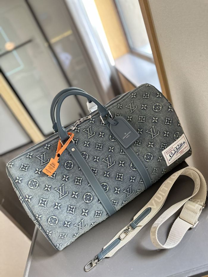 Canvas split leather bag ,AAAA ,size 50cm,no box,  B88-1853