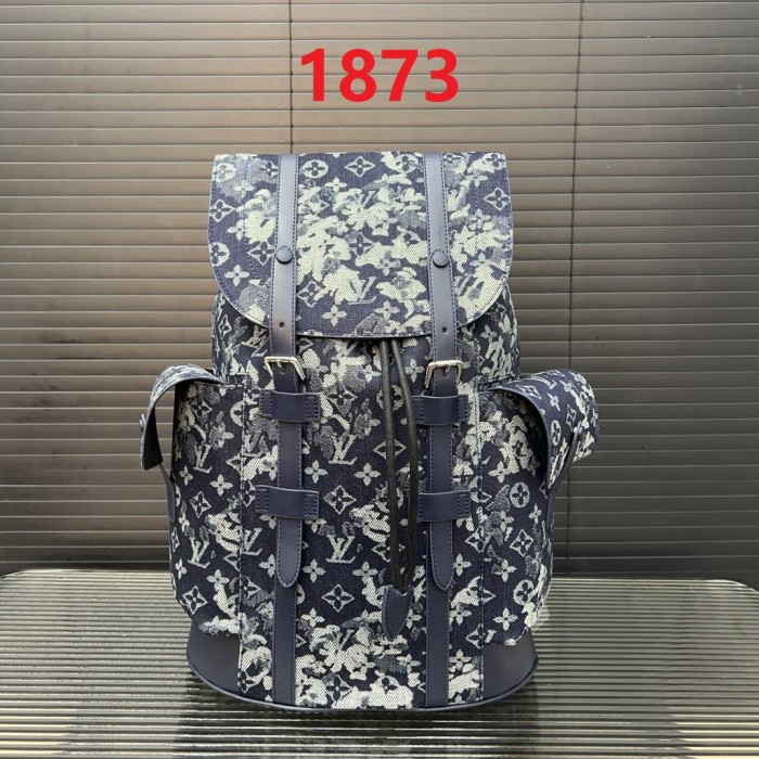 Canvas split leather bag ,AAAA ,size 33x43cm,no box,  B88-1873