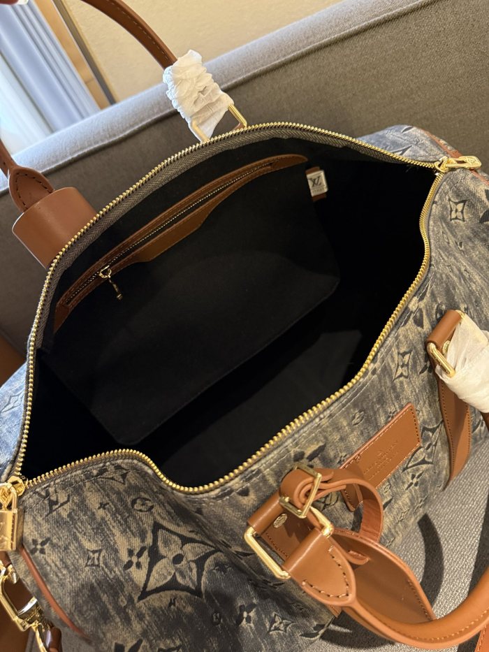 Canvas split leather bag ,AAAA ,size 45cm,no box,  B88-1891
