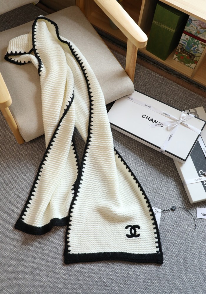 Cashmere cotton scarf , size 33x170cm, no box. SF25-26