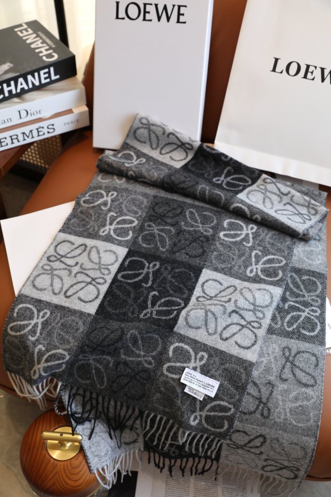 Cashmere cotton scarf , size 40X180cm, no box. SF25-24