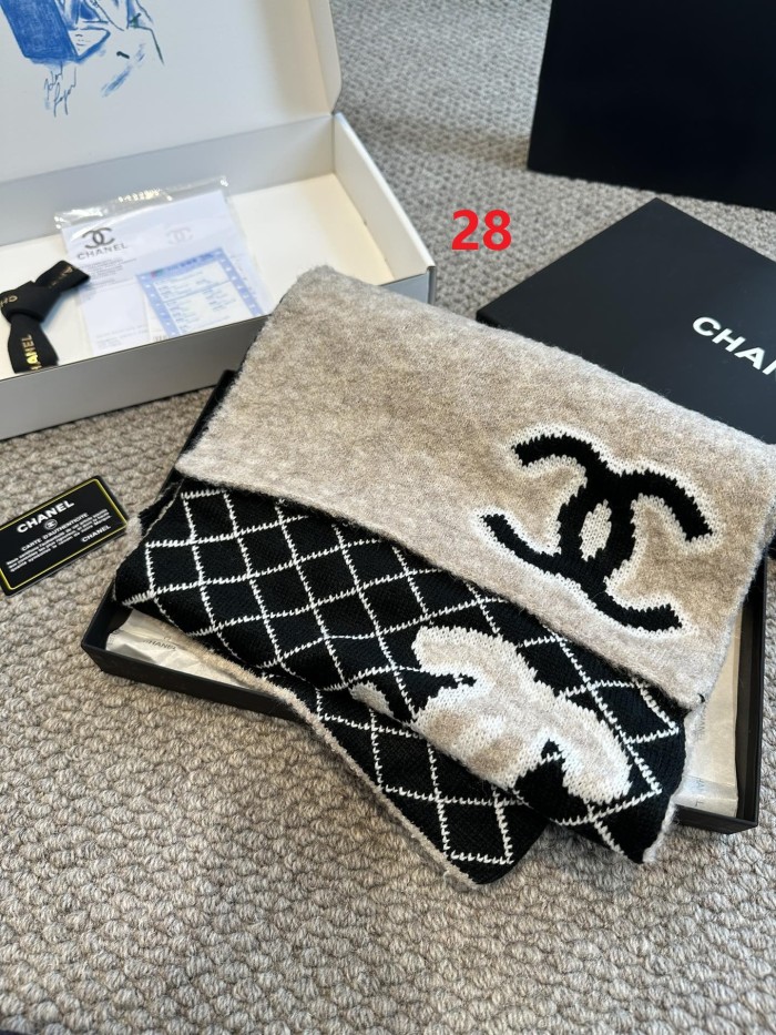 Cashmere cotton scarf, no box. SF25-27-29