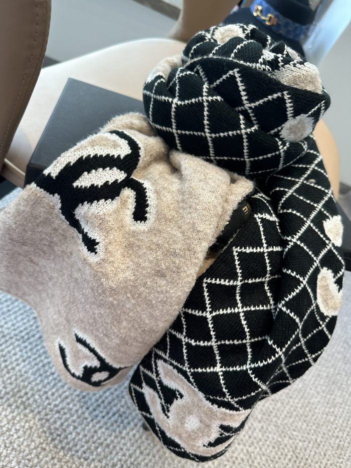 Cashmere cotton scarf, no box. SF25-27-29