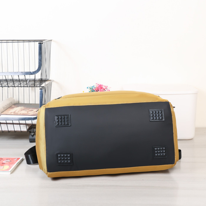 Canvas backpack school bag ,  no box, size 46x28x24cm, B25-4-8