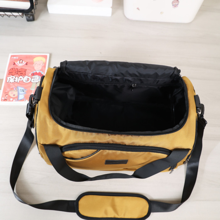 Canvas backpack school bag ,  no box, size 46x28x24cm, B25-4-8