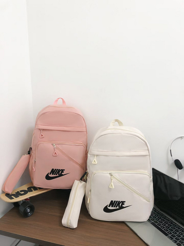 Nylon backpack school bag ,  no box , B20-1-5