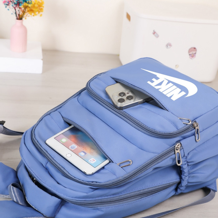 Nylon backpack school bag , size 32x45x18cm, no box , B20-6-9