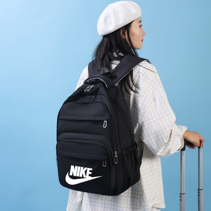 Nylon backpack school bag , size 32x45x18cm, no box , B20-6-9