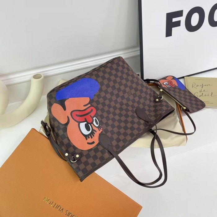 PU leather bag ,budget ,size 43x27x17cm,no box,  B35-115