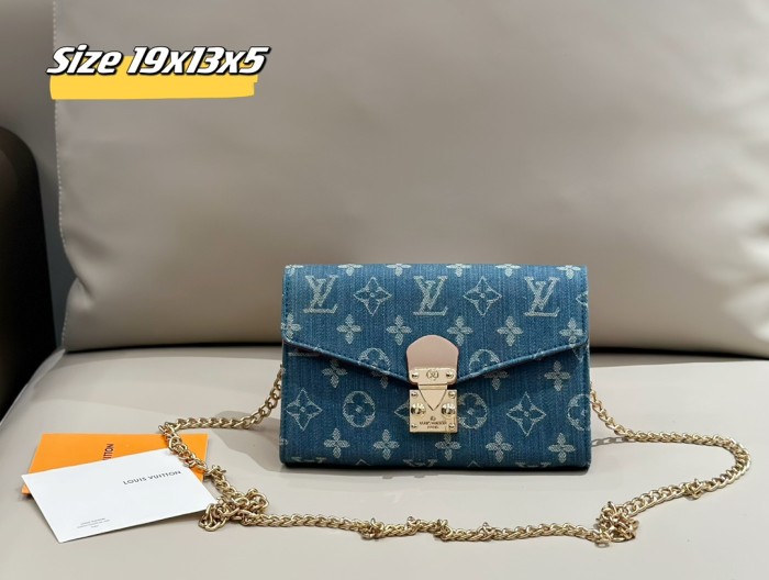 Canvas Split leather bag a set,3A ,no box,  B75-30