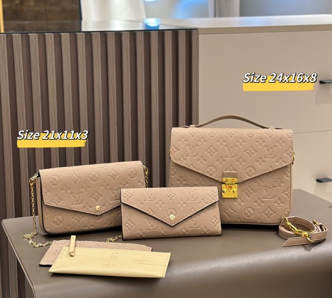 Split leather bag a set,3A ,no box, B75-31