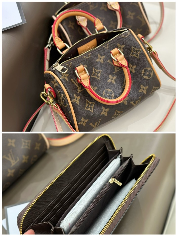 Split leather bag a set,3A ,no box,  B75-37