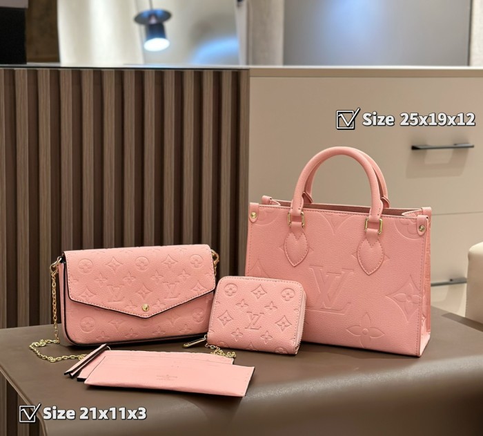 Split leather bag a set,3A ,no box,  B75-39