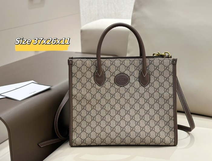 Canvas Split leather bag a set,3A ,no box,  B75-42