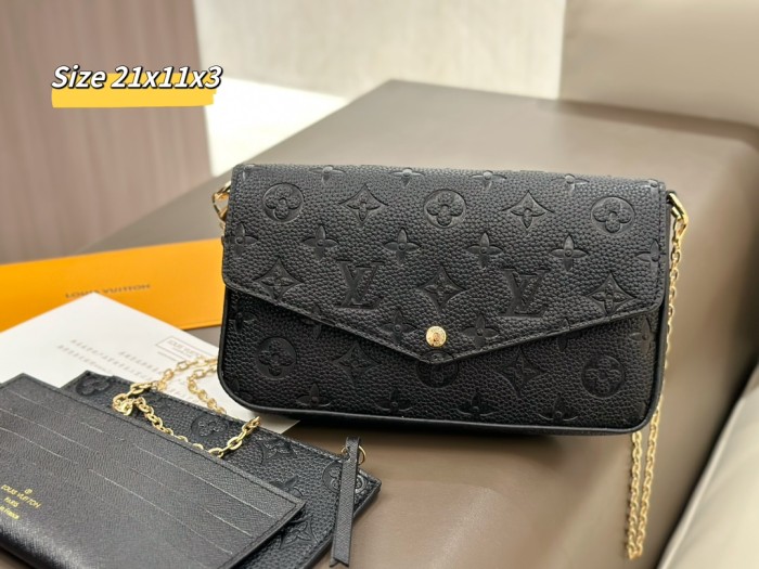 Split leather bag a set,3A ,no box,  B75-32
