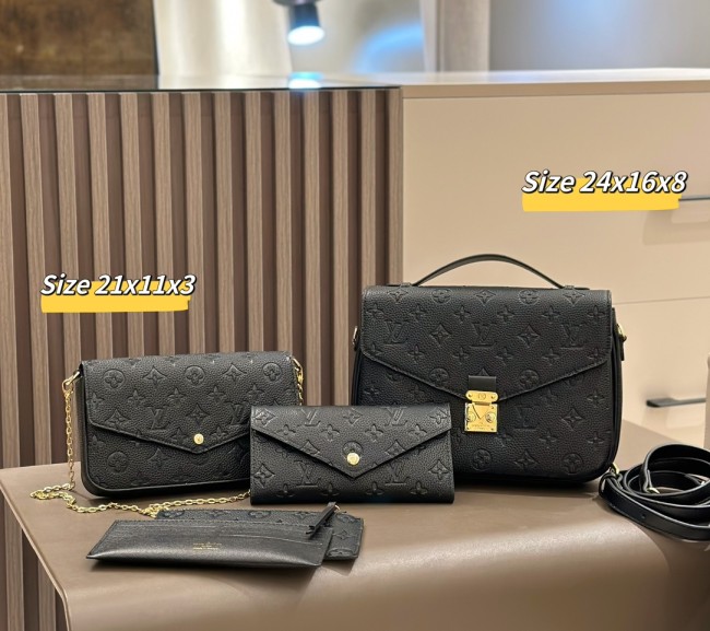 Split leather bag a set,3A ,no box, B75-32