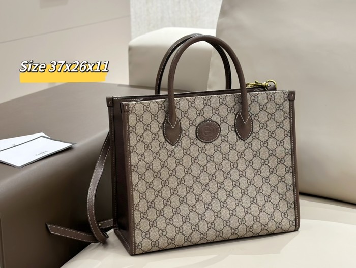 Canvas Split leather bag a set,3A ,no box,  B75-42