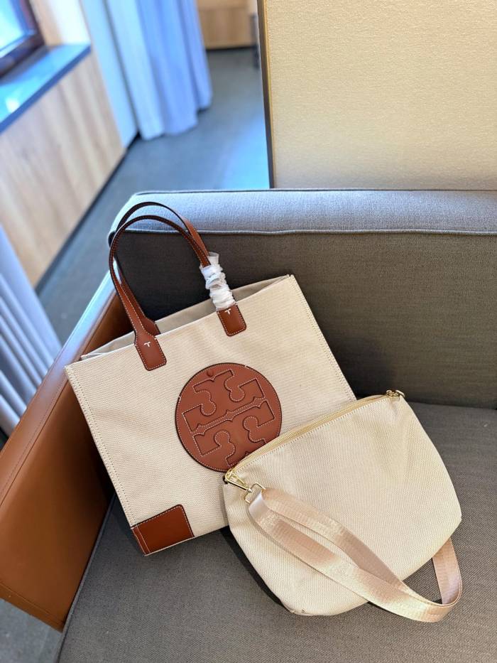 Canvas Split leather bag ,3A ,size 34x25cm/41x32cm,no box,  B75-61-62