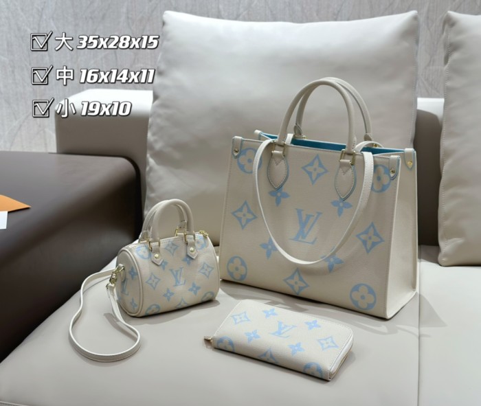 Split leather bag a set,3A ,no box,  B75-94