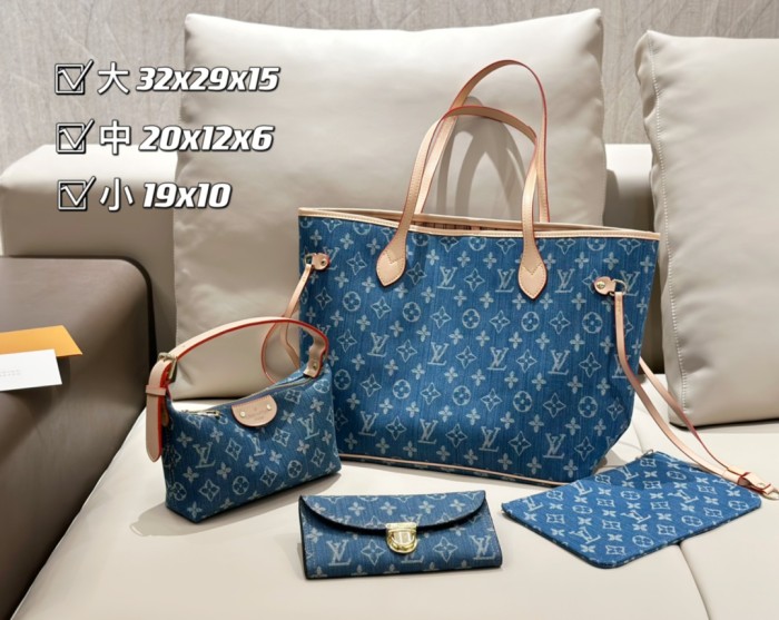 Split leather bag a set,3A ,no box,  B75-93