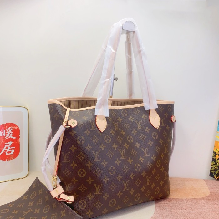 Split leather bag a set,3A ,size: 44x29x17cm /21x13cm/20X11cm,no box,  B75-102