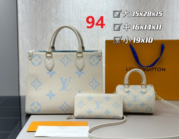 Split leather bag a set,3A ,no box,  B75-94