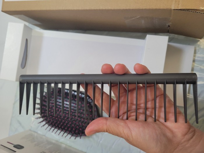 Air cushion anti-static massage comb wide tooth hair comb，2-piece set，with box, HSE20-1