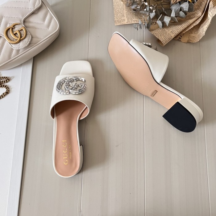Women heel slipper shoes,  heel 3cm/7cm,size 34-42, SS50-97-107