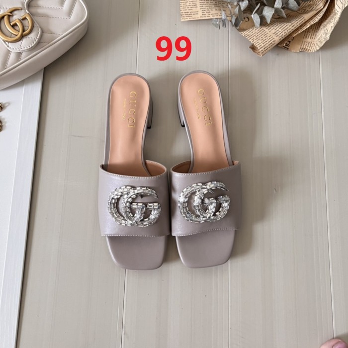 Women heel slipper shoes,  heel 3cm/7cm,size 34-42, SS50-97-107
