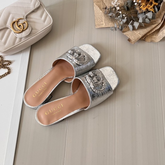 Women heel slipper shoes,  heel 3cm/7cm,size 34-42, SS50-97-107