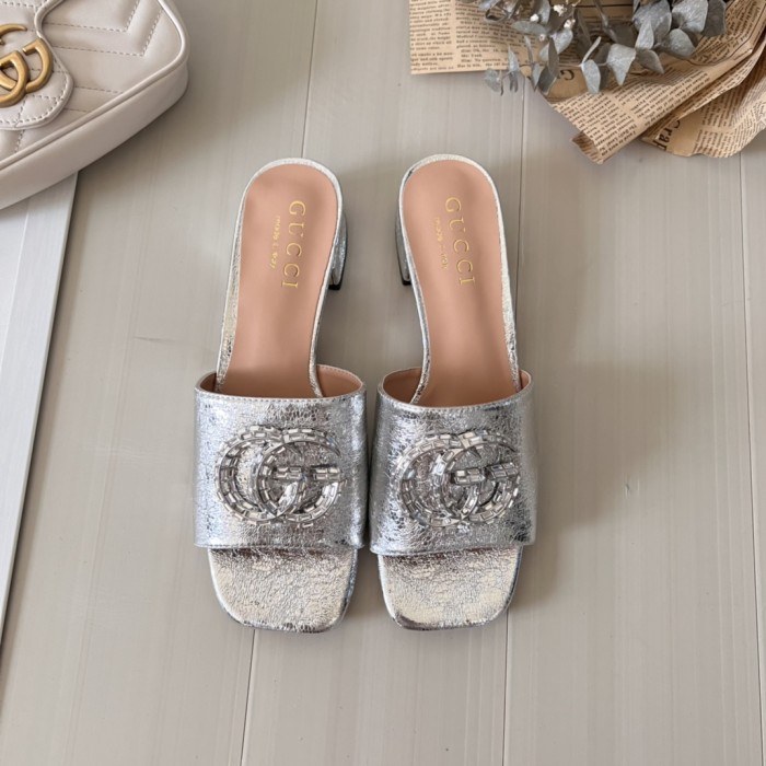 Women heel slipper shoes,  heel 3cm/7cm,size 34-42, SS50-97-107