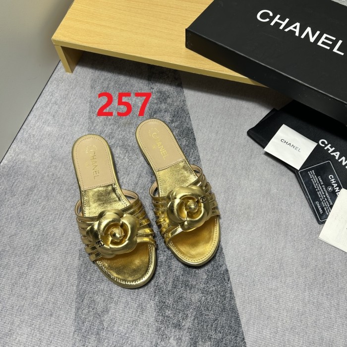 Women flat slipper shoes, size 35-41, SS60-254-257
