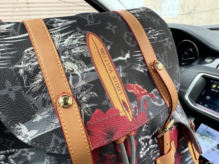 Split leather bag ,4A ,size 41x48x13cm,no box,  B88-70