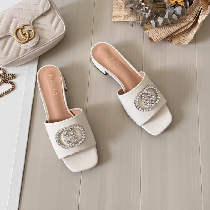 Women heel slipper shoes,  heel 3cm/7cm,size 34-42, SS50-97-107
