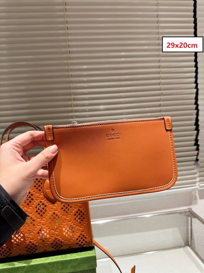 Split leather bag ,4A ,size 29x20cm/42x31cm,no box,  B88-55-60