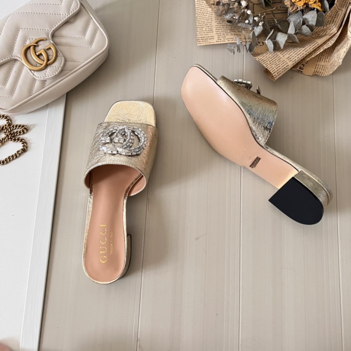 Women heel slipper shoes,  heel 3cm/7cm,size 34-42, SS50-97-107
