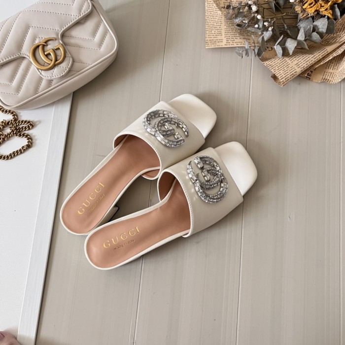 Women heel slipper shoes,  heel 3cm/7cm,size 34-42, SS50-97-107