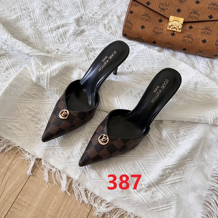 Women heel shoes,heel 6cm/8cm,  size 34-42, SS60-384-387