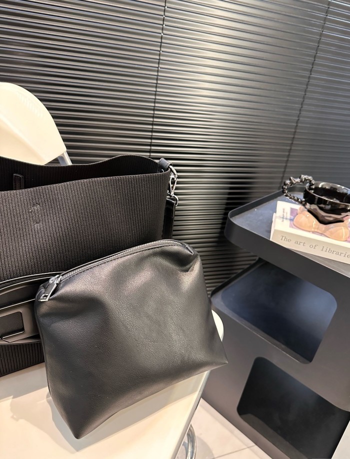 Canvas split leather bag ,3A ,size 41x28cm,no box,  B68-65