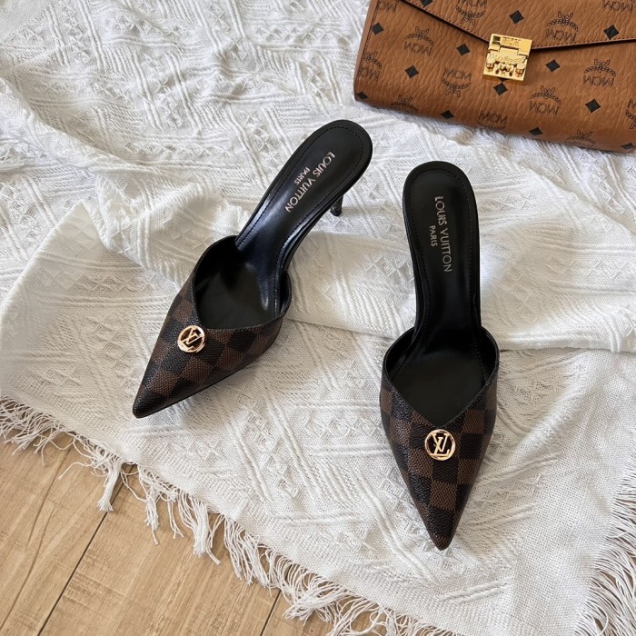 Women heel shoes,heel 6cm/8cm,  size 34-42, SS60-384-387