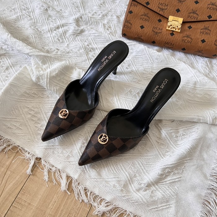 Women heel shoes,heel 6cm/8cm,  size 34-42, SS60-384-387