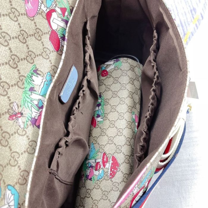 Canvas and split leather baby diaper bag + nursing bottle bag+ cushion, AAA, no box,diaper bag size  40x26x14cm,B98-77