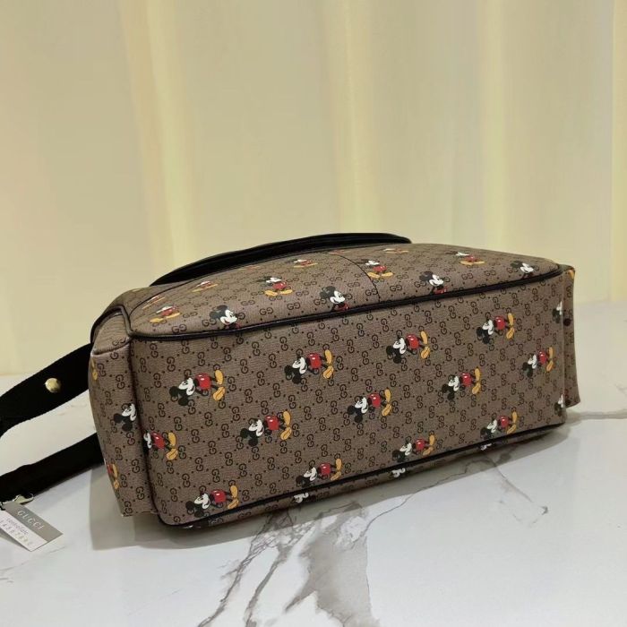 Copy Canvas and split leather baby diaper bag + nursing bottle bag+ cushion, AAA, no box,diaper bag size  40x26x14cm,B98-70